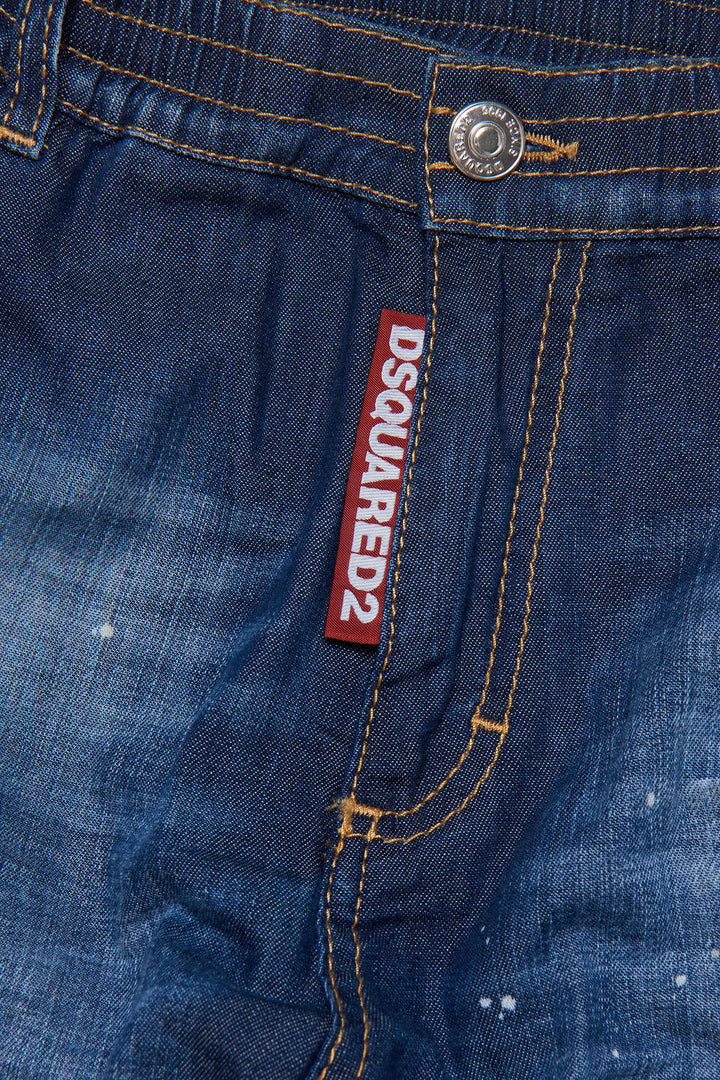 Jeans denim bambino,con sei tasche