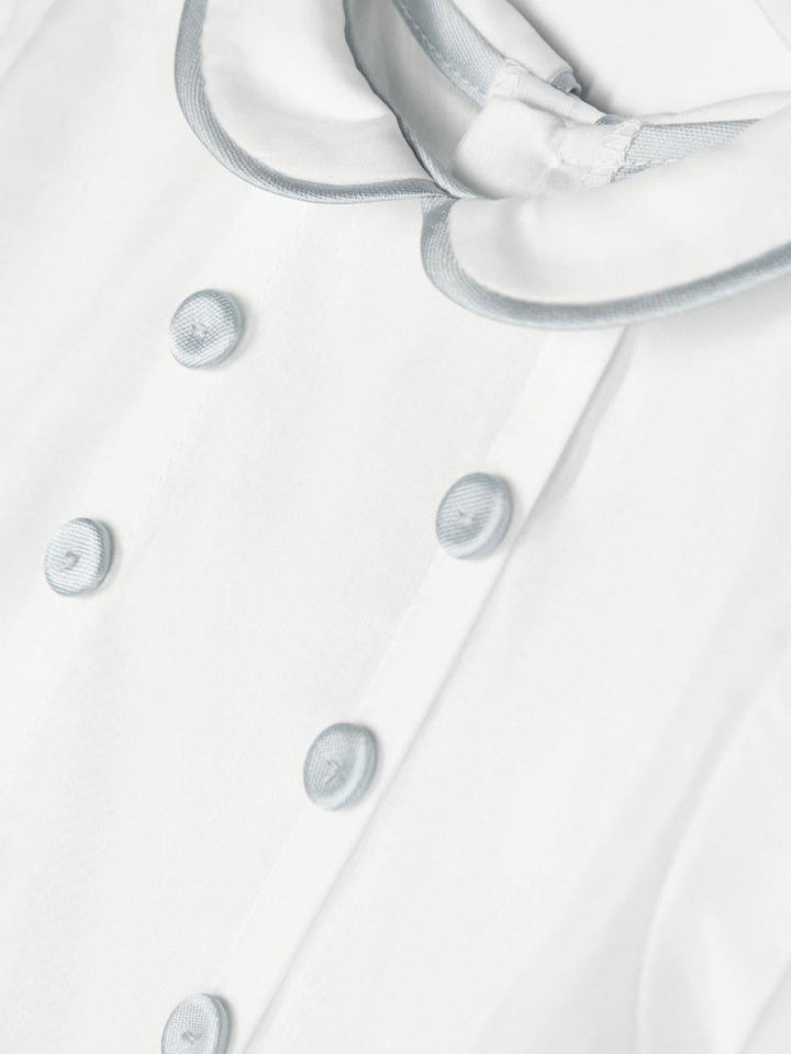 Tutina bianca/azzurra neonato