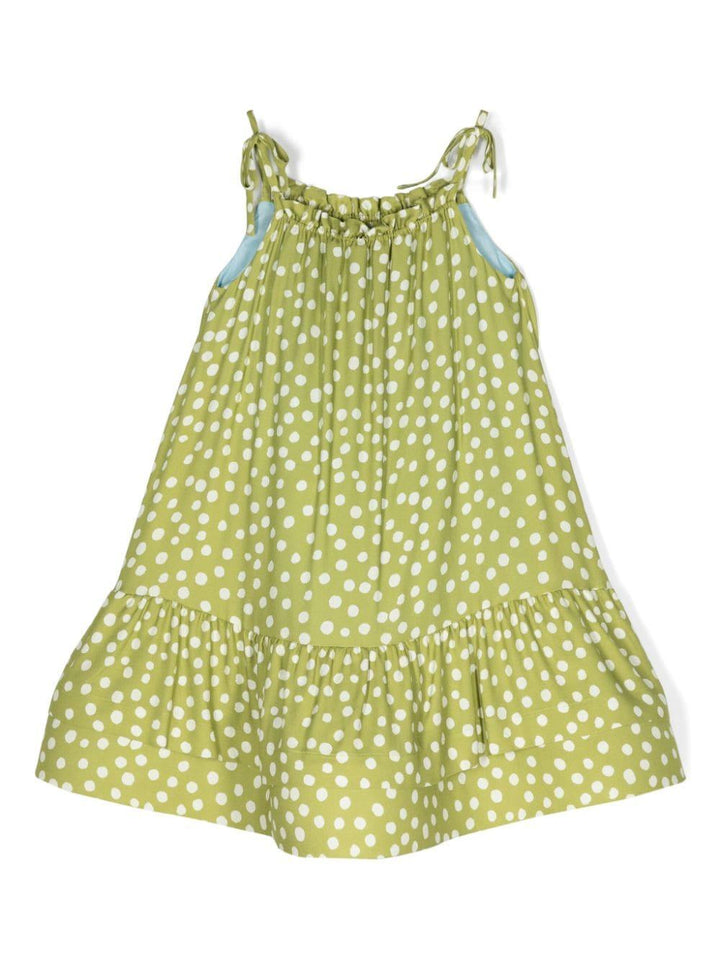 Abito verde  bambina