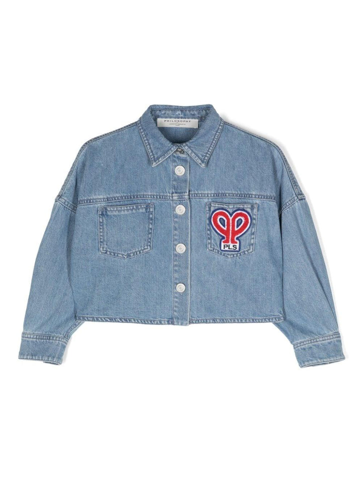 Giacca denim bambina