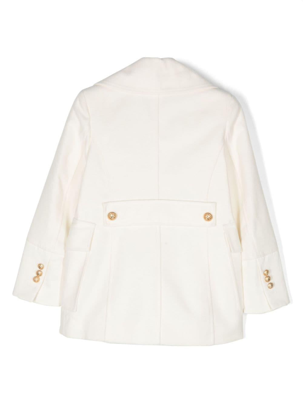 Cappotto bianco bambina