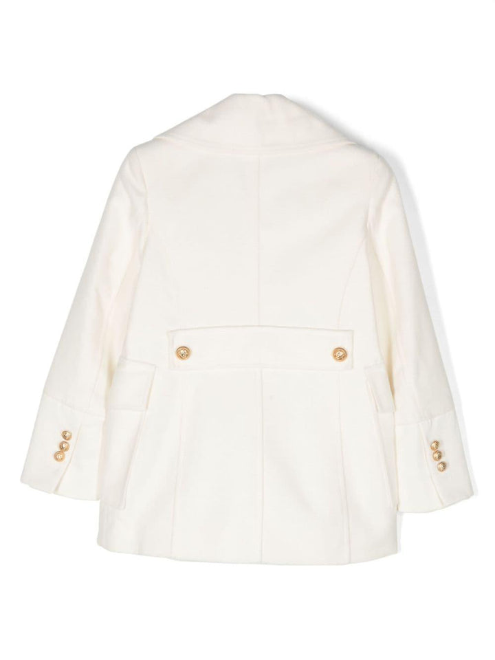 Cappotto bianco bambina