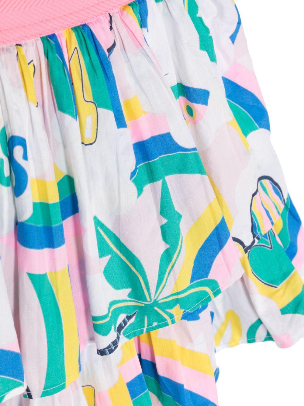 Minigonna bambina multicolore