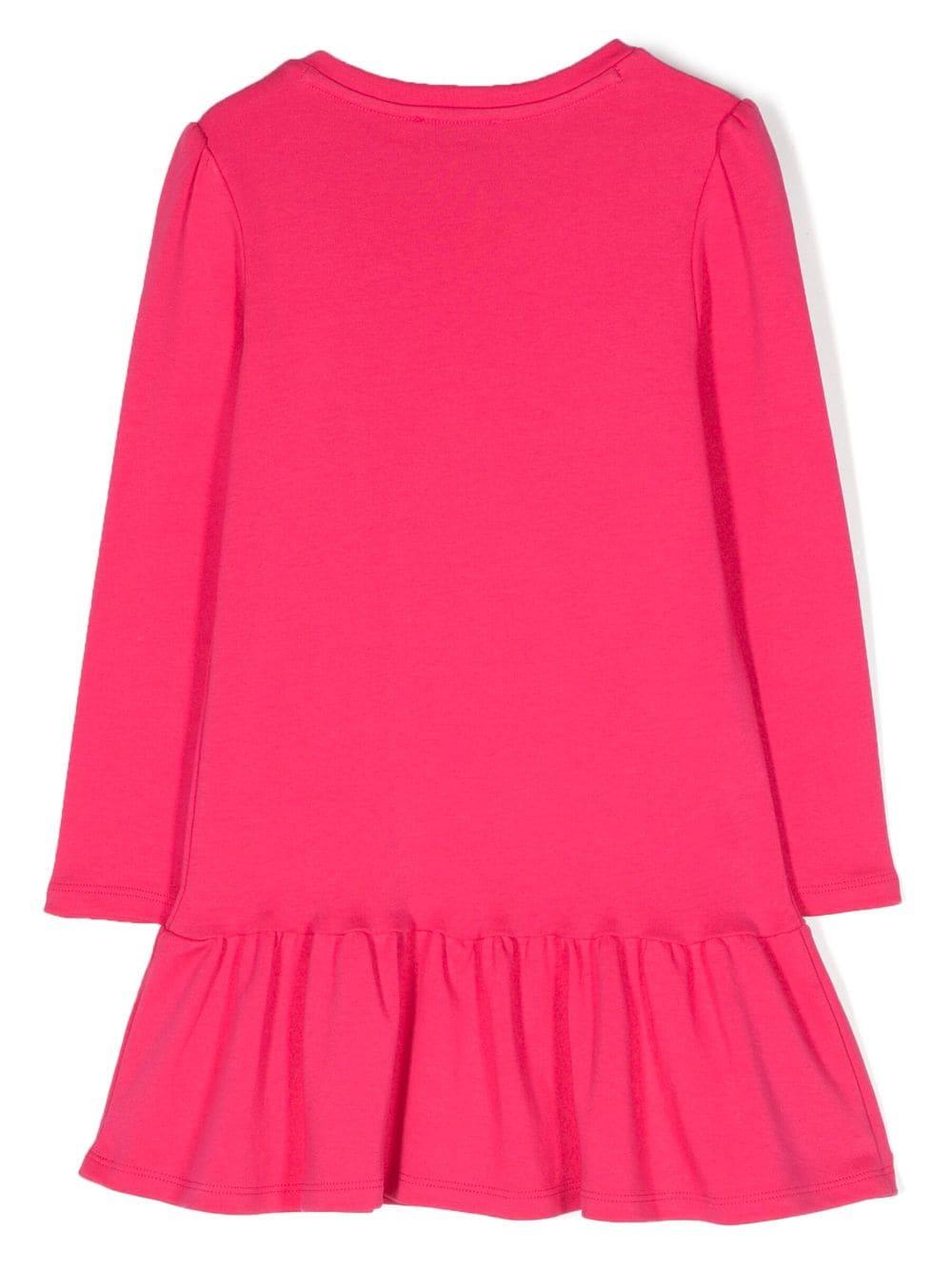 Abito fucsia bambina W12450 494 Marc Jacobs Kids 