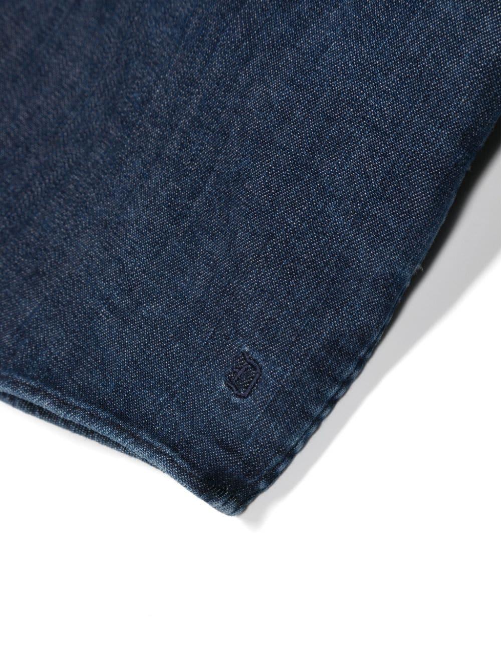 Camicia blu denim bambino