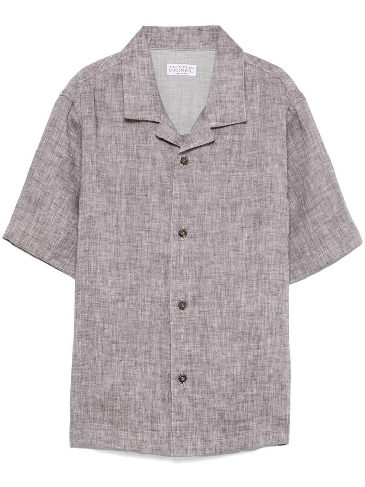 camicia marrone bambino