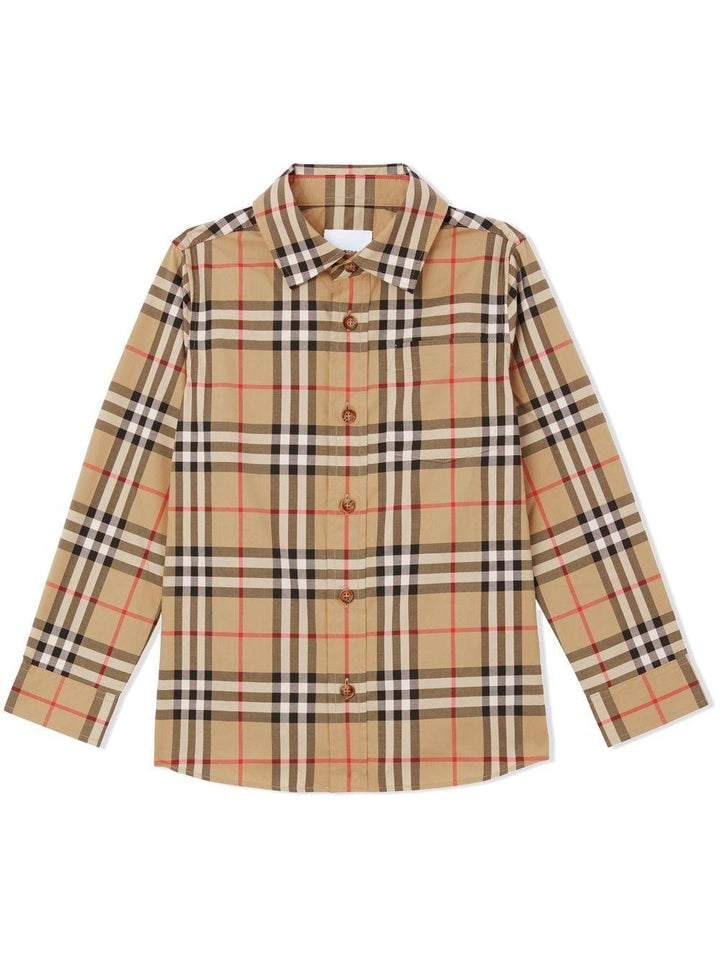 Camicia beige bambino