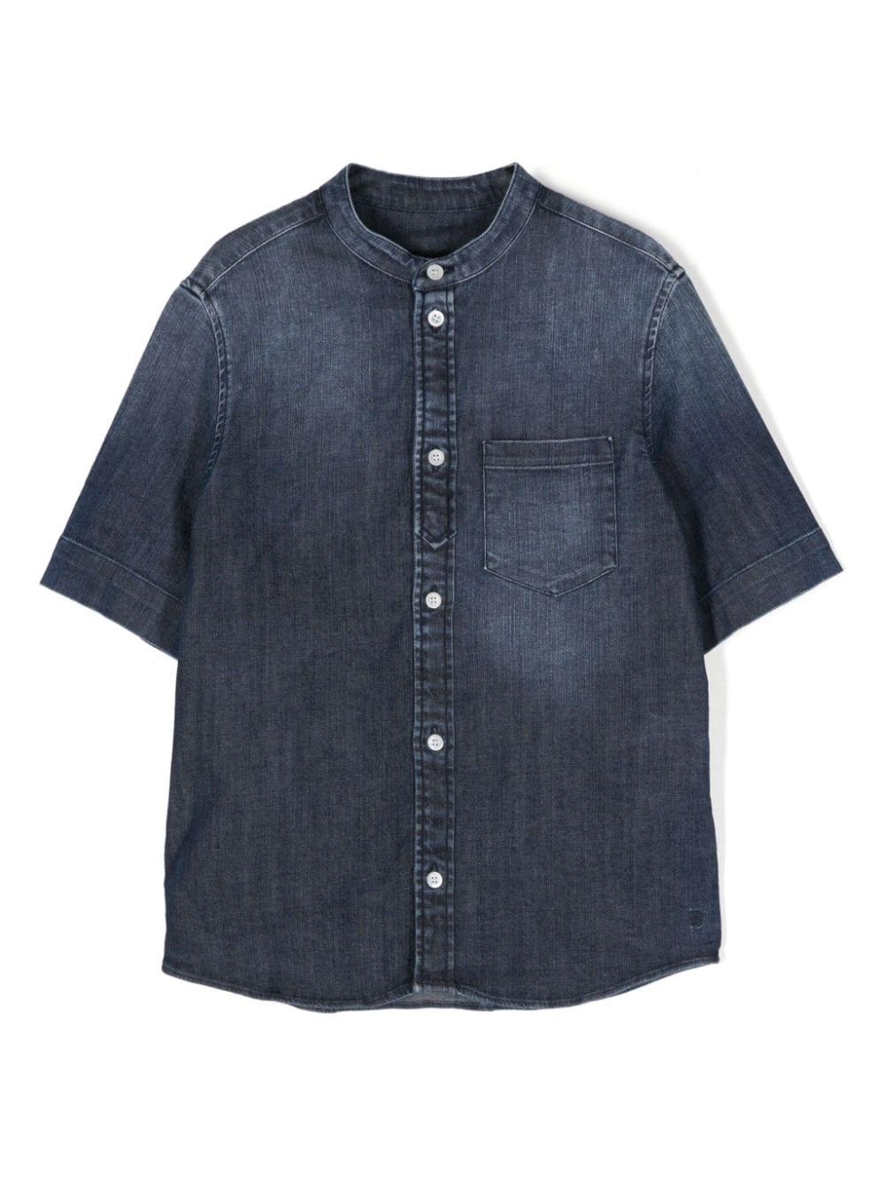 Camicia blu denim bambino