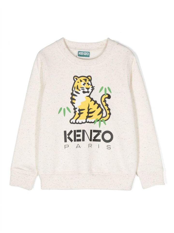 Felpa beige unisex K55012 22C KENZO KIDS 