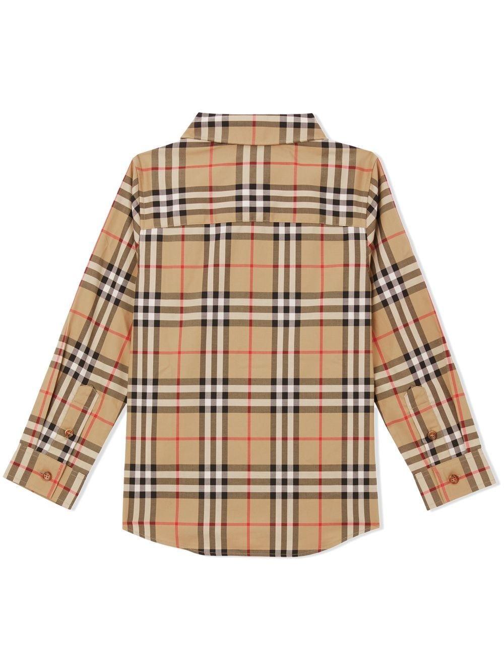 Camicia beige bambino