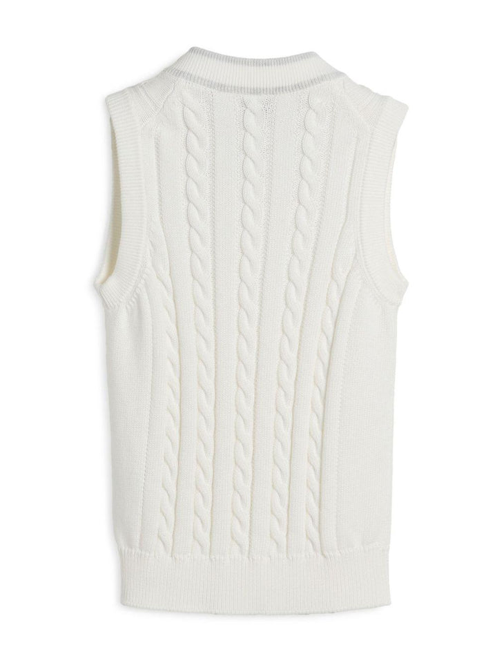 gilet bianco bambino