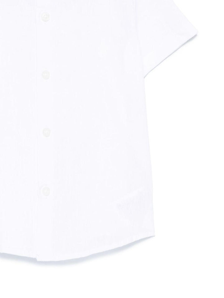 camicia bianca neonato