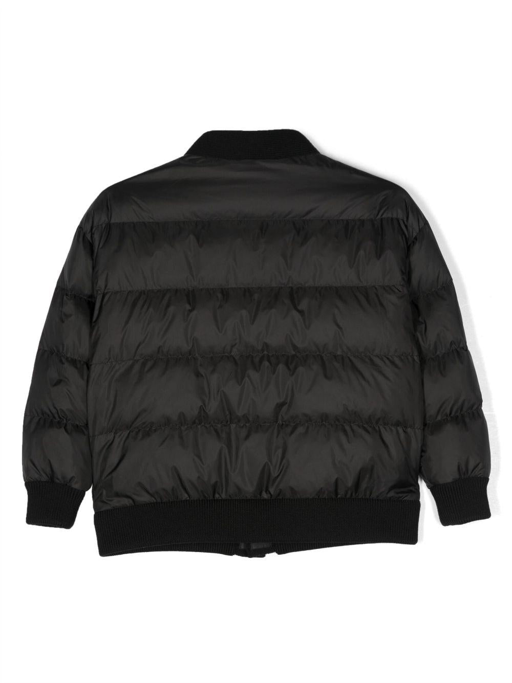 Piumino nero bambino