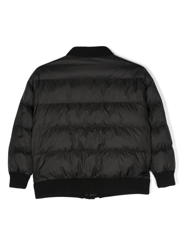 Piumino nero bambino