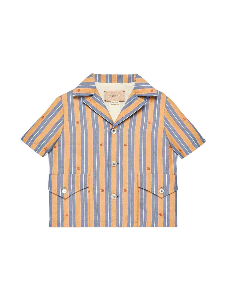 Camicia arancio bambino