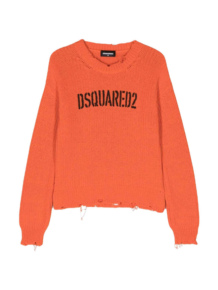 Maglione arancio bambino