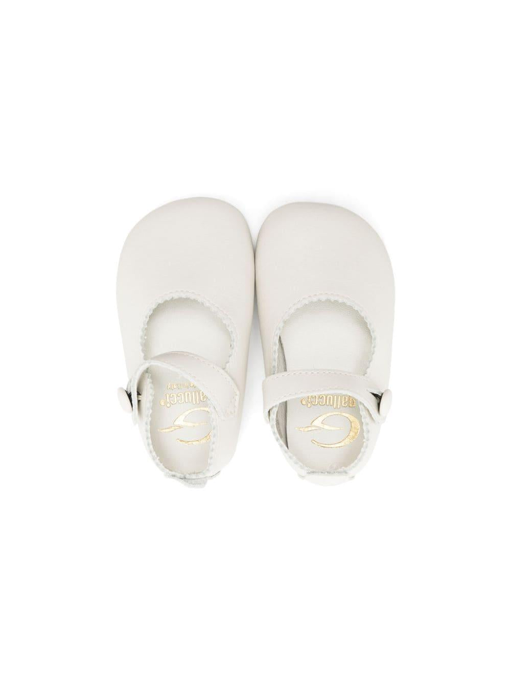 Ballerine bianco avorio neonata