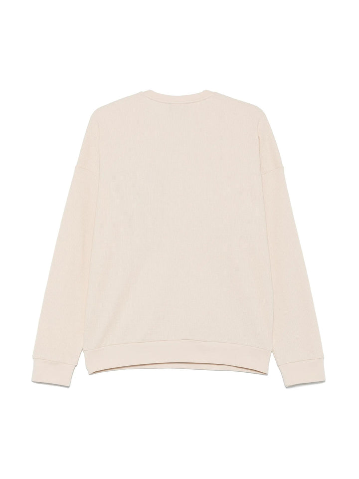 felpa beige bambino EB000243AF13575 U1081 EMPORIO ARMANI KIDS 