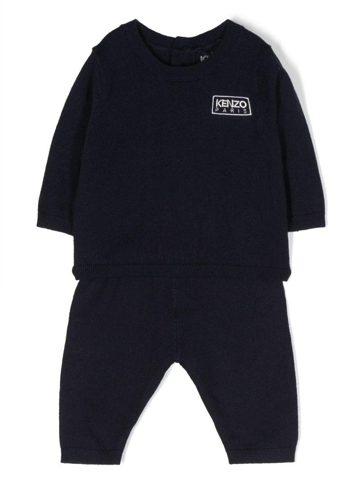 Tuta blu neonato unisex K98156 84A KENZO KIDS 