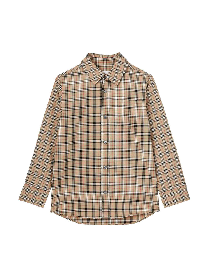 Camicia beige bambino