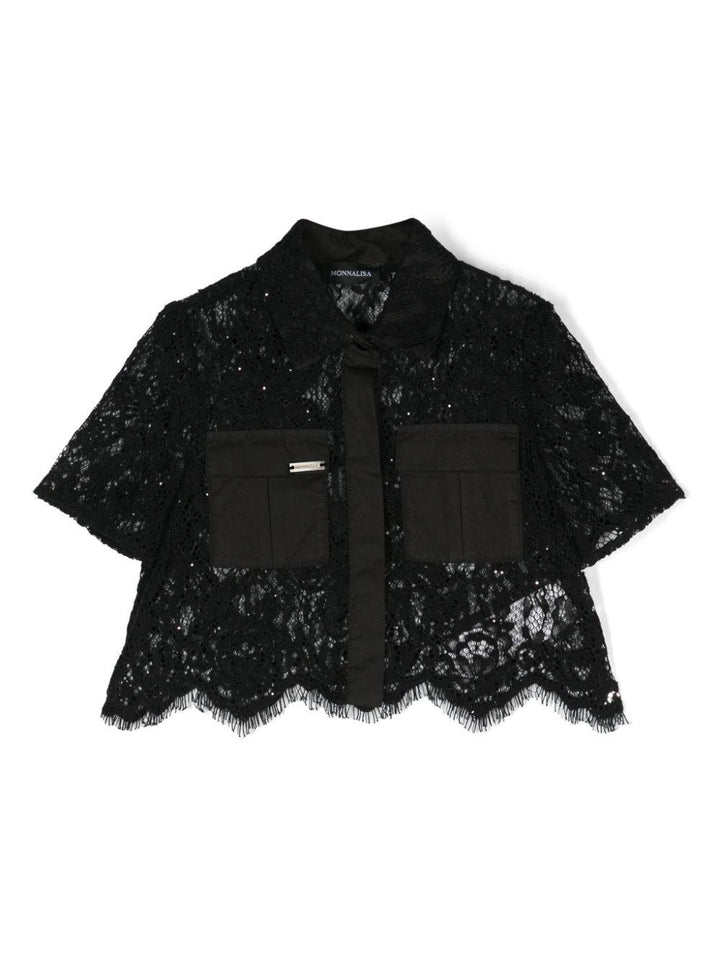 Camicia nera bambina