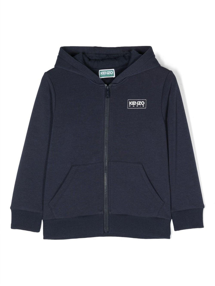Felpa blu unisex K55015 84A KENZO KIDS 