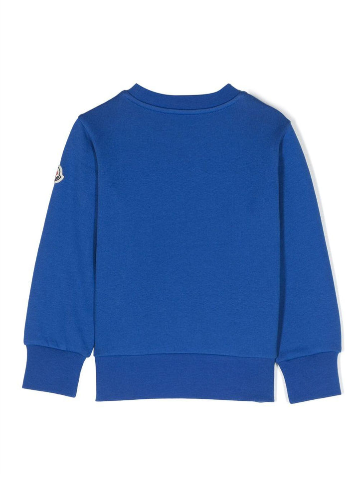 Felpa blu unisex 8G00002899PS 711 Moncler Kids 