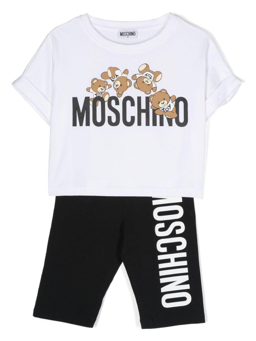 Set pantaloni bambina HDG013LBA00 81214 MOSCHINO KIDS 