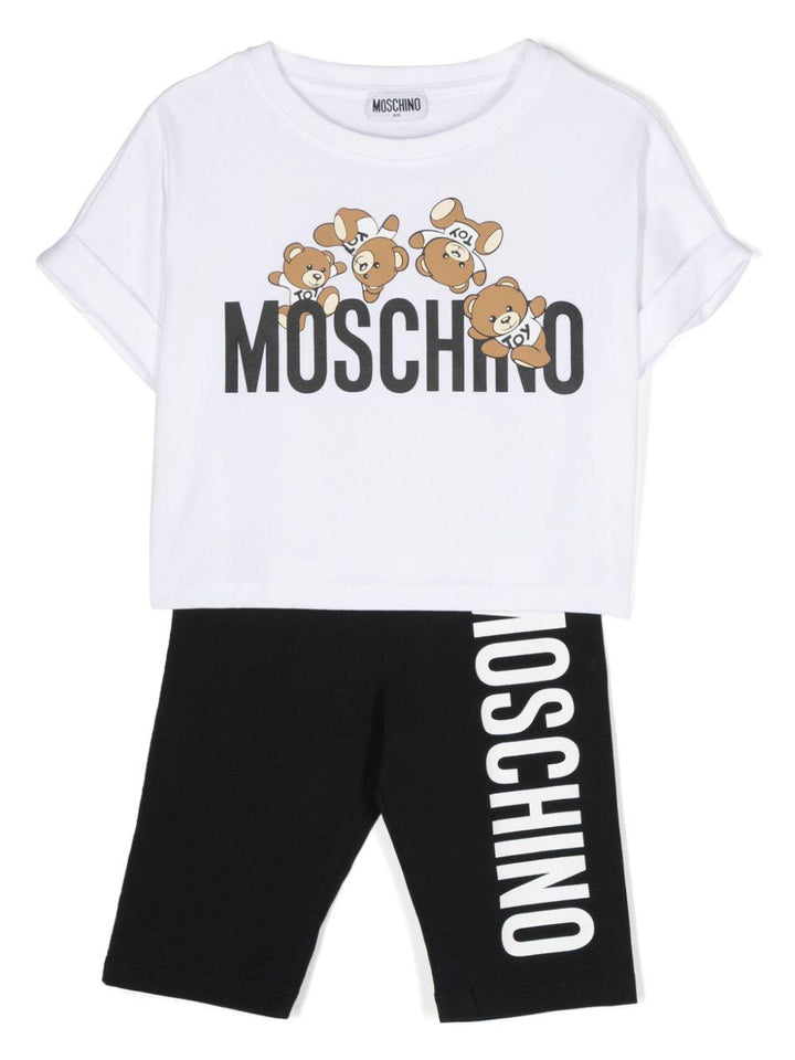 Set pantaloni bambina HDG013LBA00 81214 MOSCHINO KIDS 