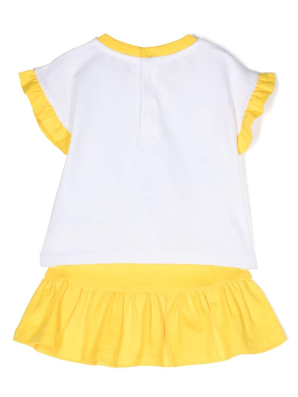 Set giallo/bianca neonata