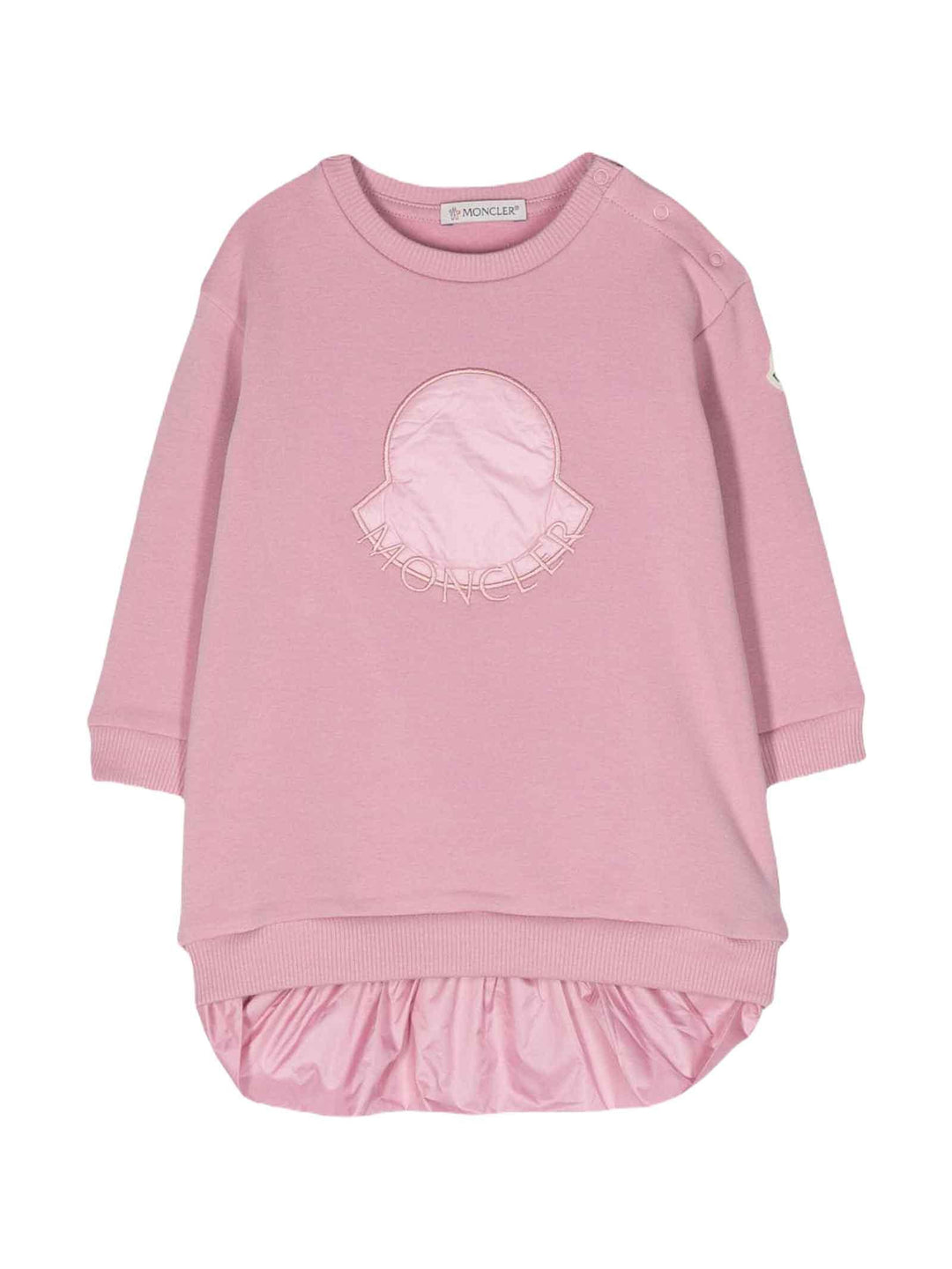 Abito rosa neonata 8I0000689A23 527 Moncler Kids 