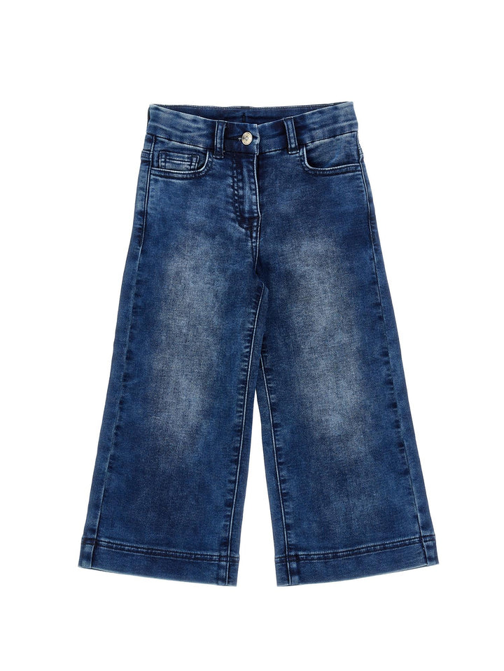 Jeans denim bambina con stampa 'Duffy Duck' posteriore