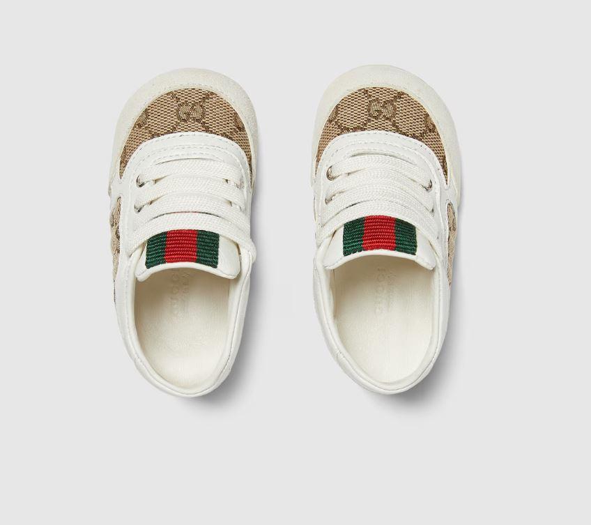 sneaker avorio neonato 812580AAEDG 9542 GUCCI KIDS 