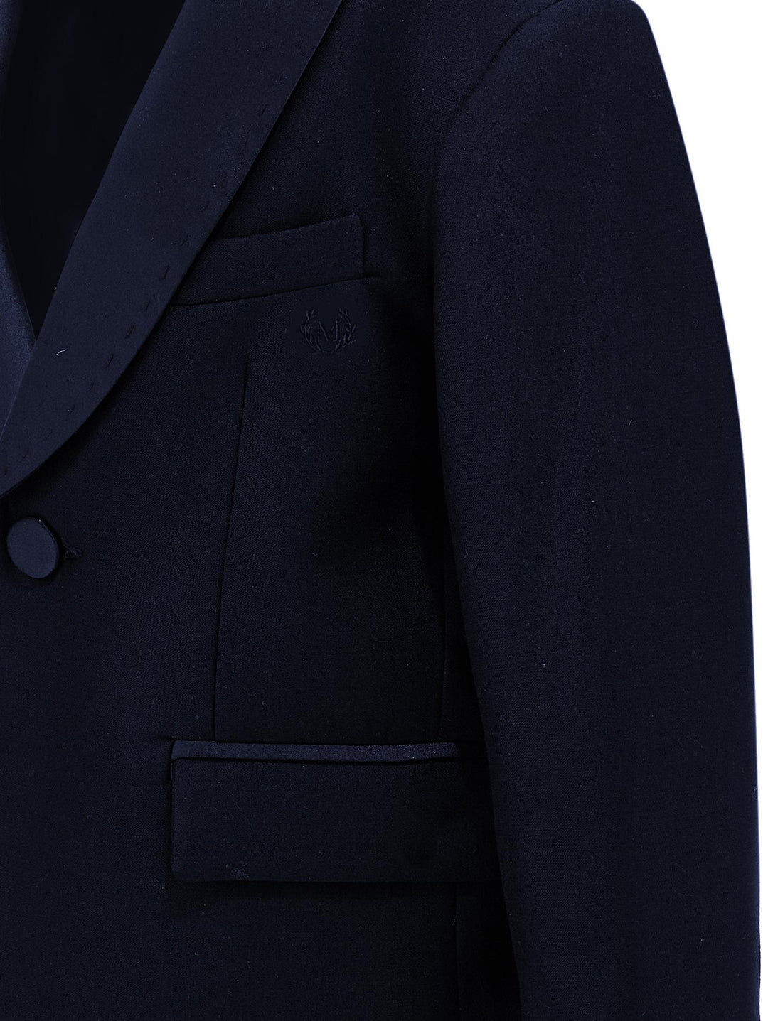 Blazer monopetto classico blu bambina 25B1052354 056S Monnalisa kids 