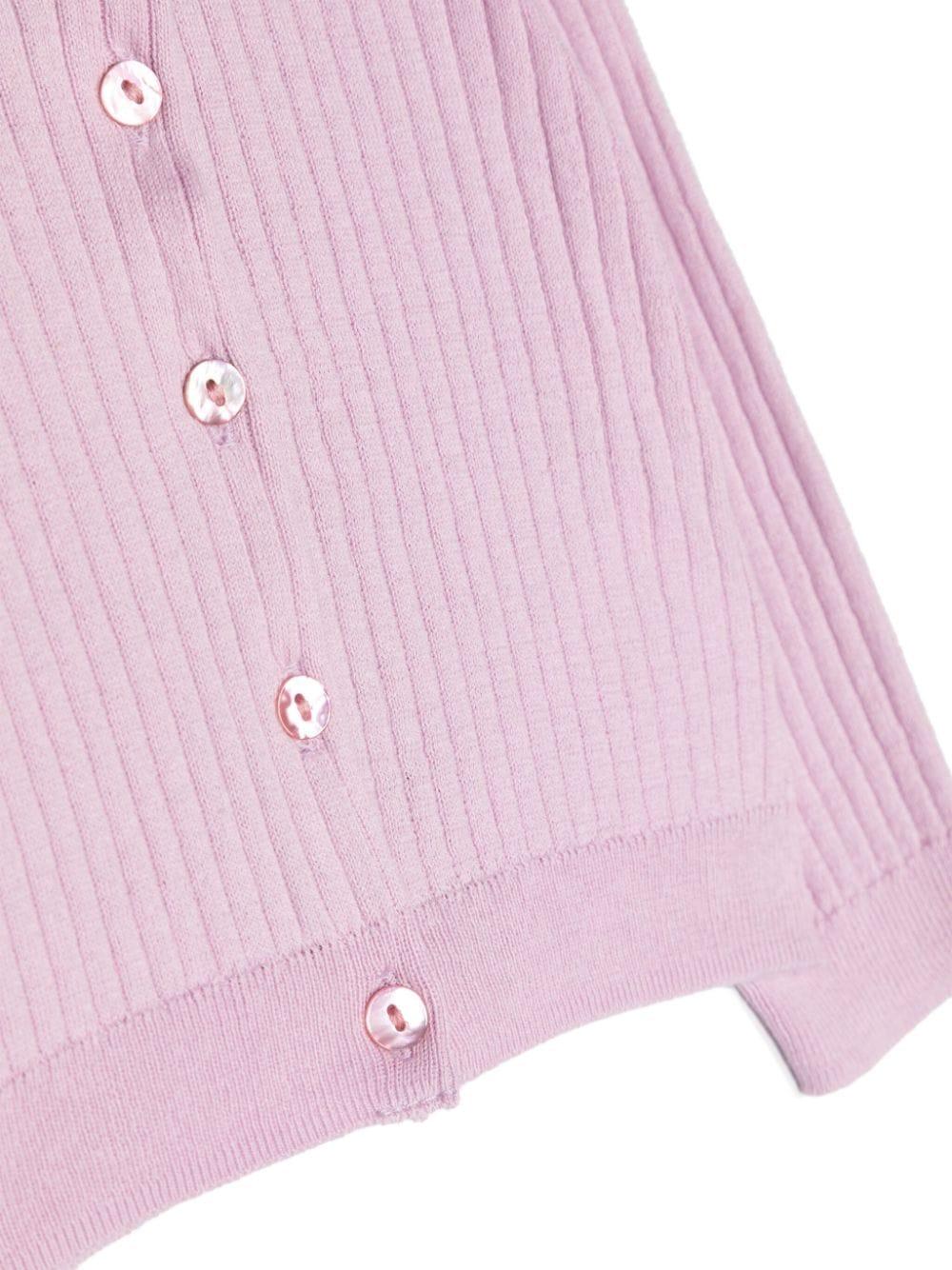 Cardigan lilla neonata