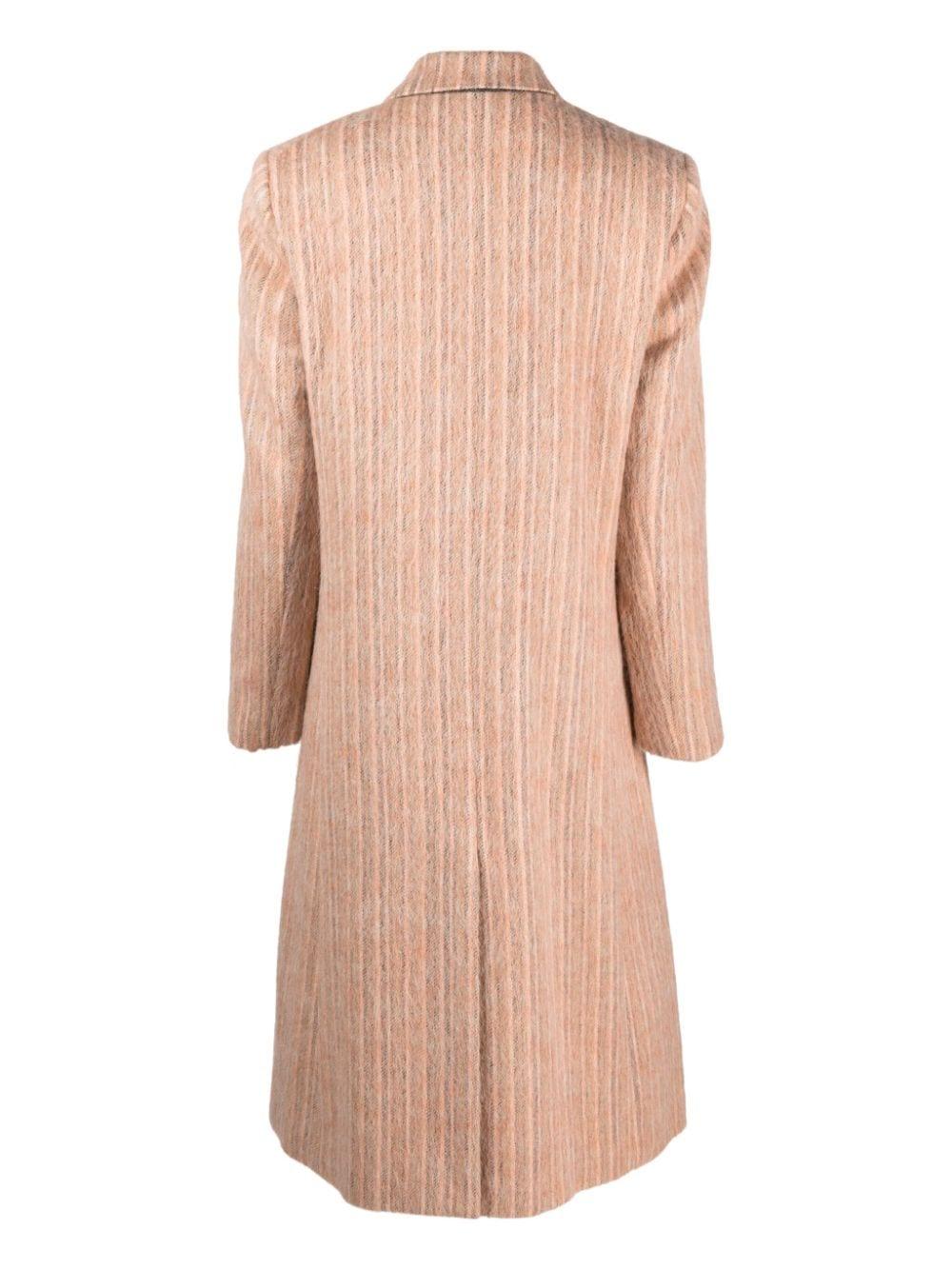 Cappotto rosa pesca donna