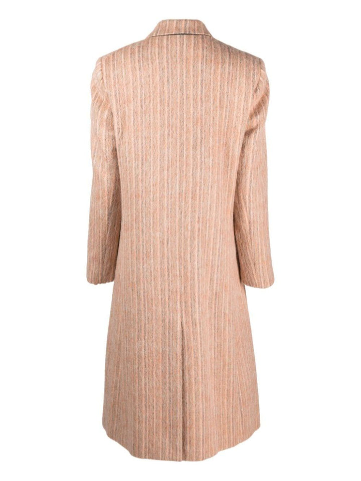 Cappotto rosa pesca donna