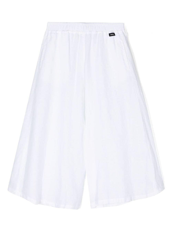 Pantaloni bianchi bambina