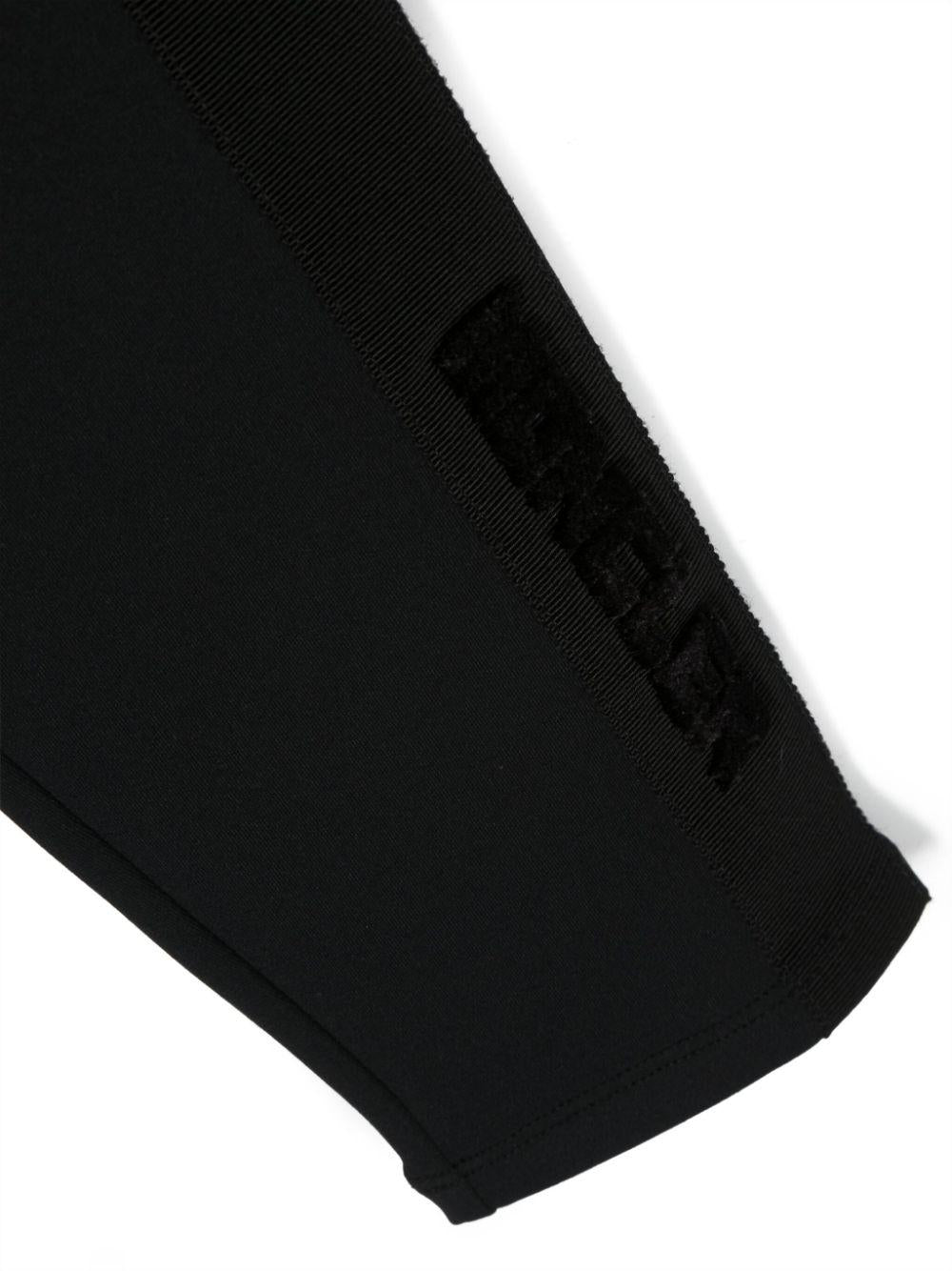 Leggins nero bambina 8H00015899LU 999 Moncler Kids 