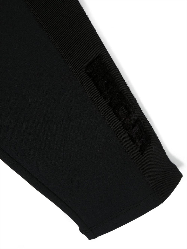 Leggins nero bambina 8H00015899LU 999 Moncler Kids 