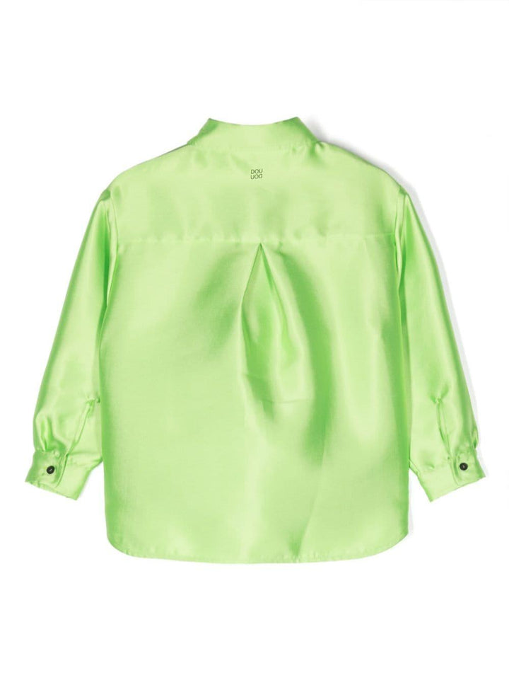 Camicia  lime bambina
