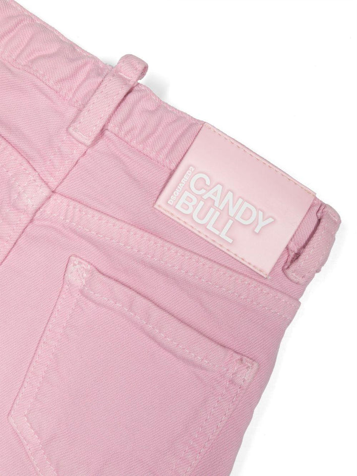 Pantaloni rosa neonato unisex