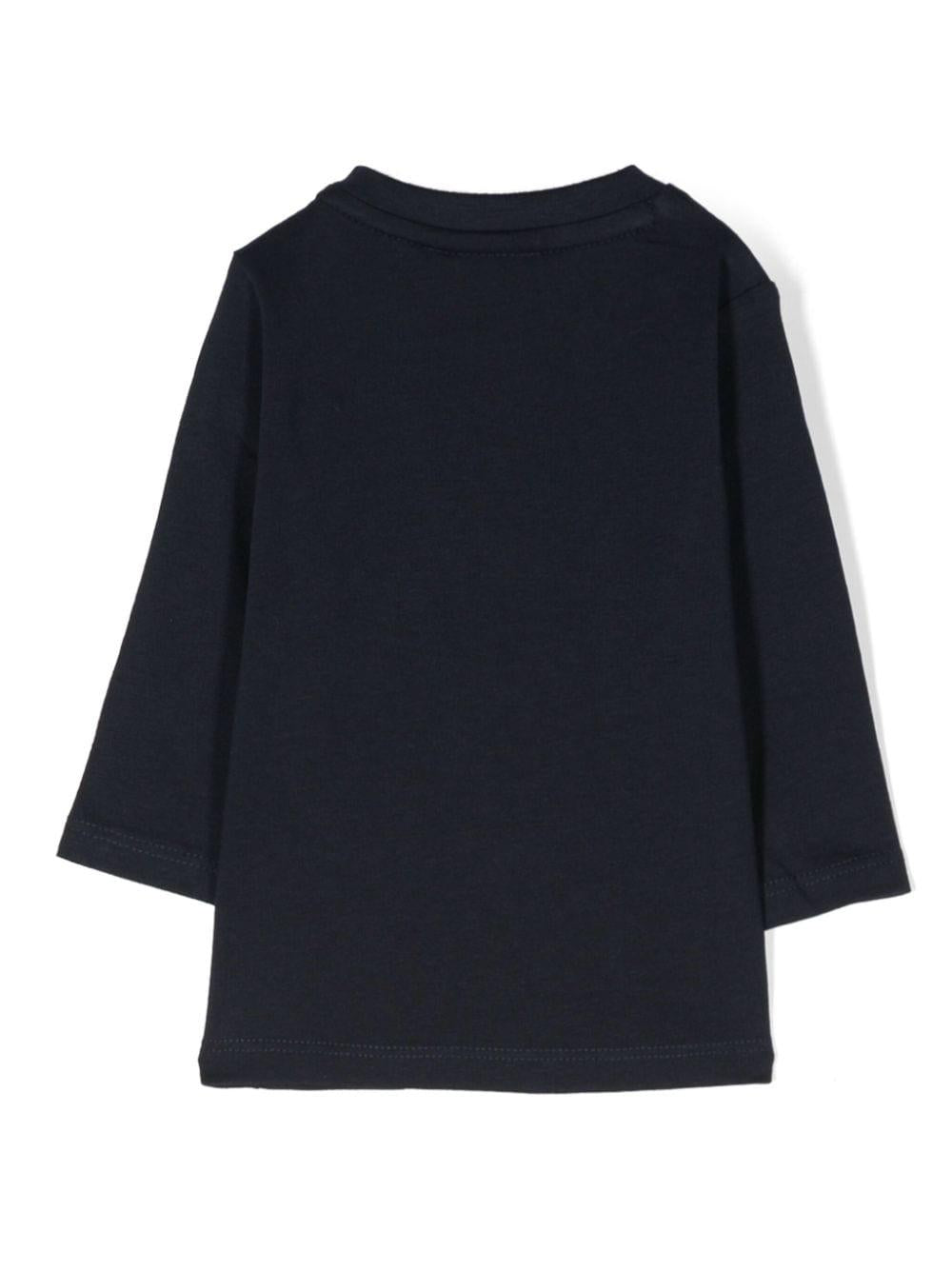T-shirt blu neonato