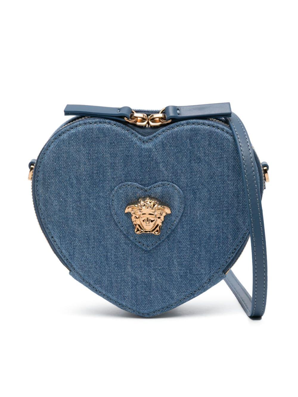 Borsa blu denim bambina 10065061A09756 1UE2V VERSACE 