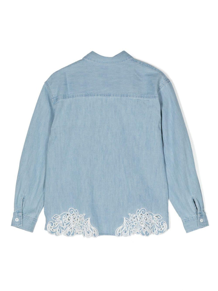 Camicia denim bambina