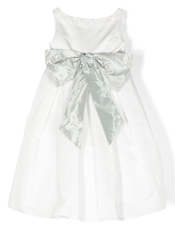 Abito bianco/verde  bambina