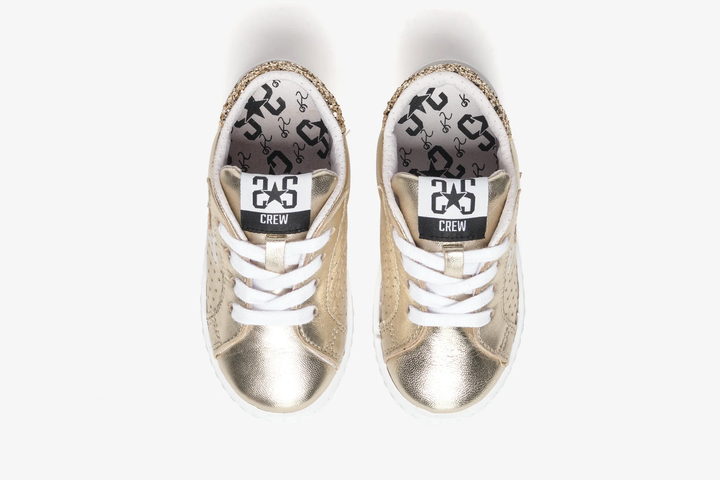 Sneakers oro bambina