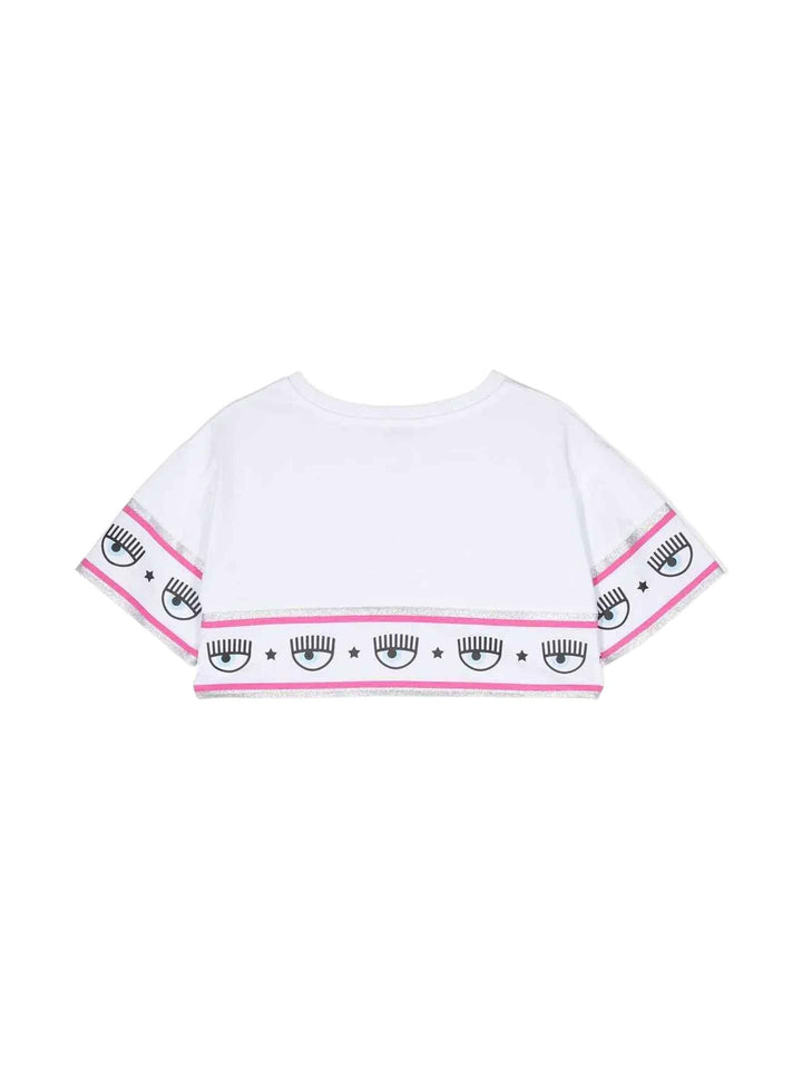 T-shirt bianca bambina
