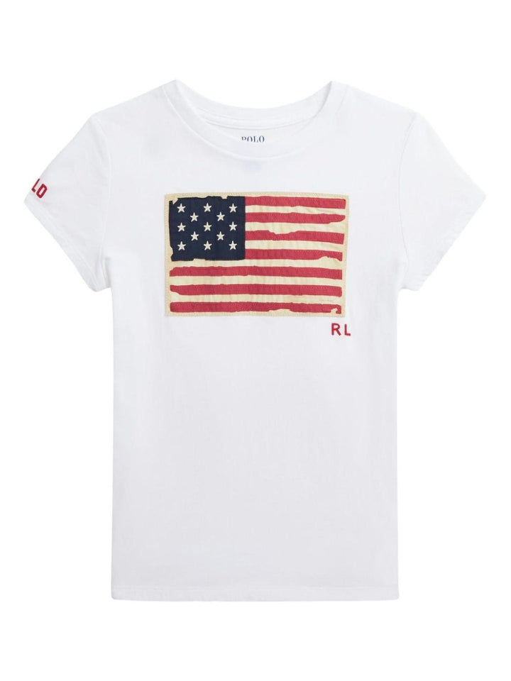 T-shirt bianca bambina