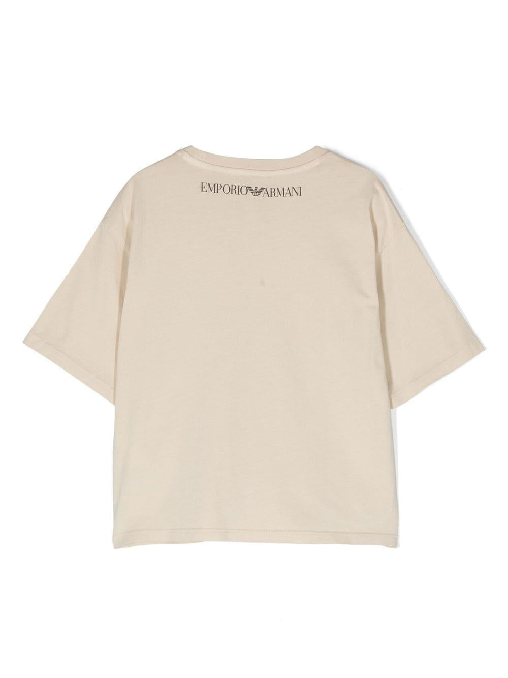 T-shirt beige bambina
